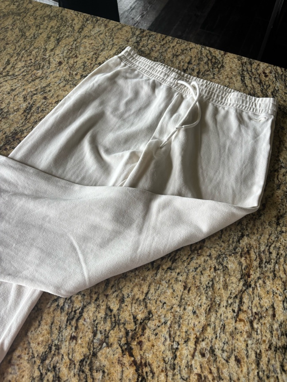 Women’s Cream Drawstring Lounge Pants